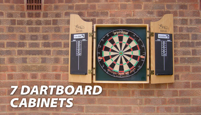 best dartboard cabinets