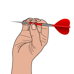4 finger dart grip