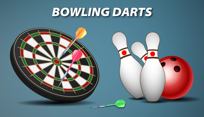 How to play bowling darts game
